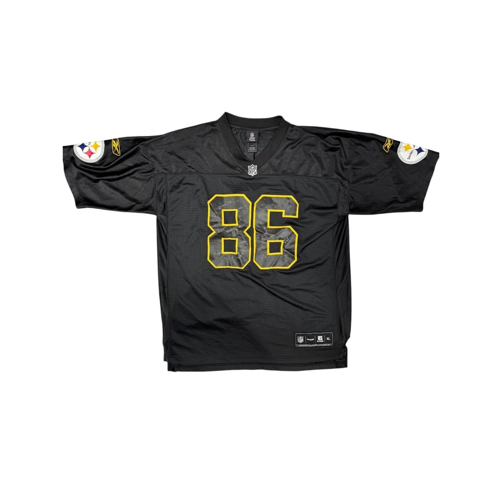 Reebok NFL Pittsburgh Steelers Hines Ward #86 Black Jersey Men's XL